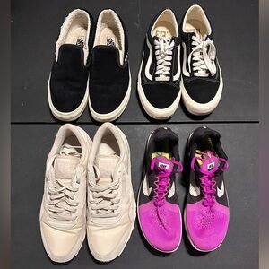2 VANS, 1 REEBOK, 1 NIKE SNEAKER BUNDLE
USED